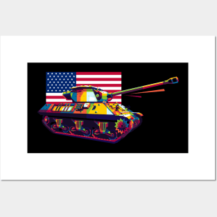M36 Jackson Tank Destroyer Posters and Art